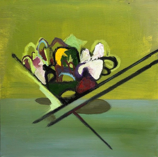 "Bouquet" 2022. Oil on canvas. 20" x 20"