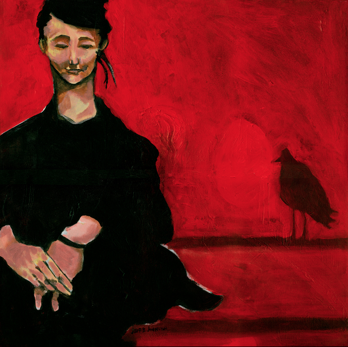 "Her Bayside" - Acrylic on canvas. 24 x 24"