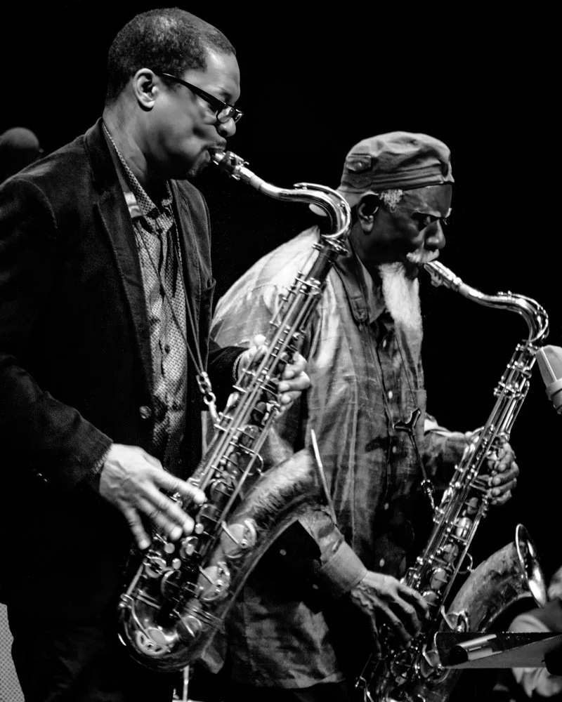Ravi Coltrane and Pharoah Sanders