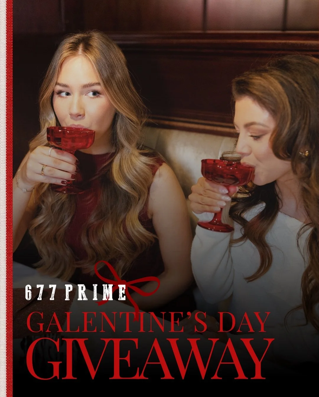 ✨GALENTINE&rsquo;S DAY GIVEAWAY TIME ✨

Dinner is on us ladies. The wine is flowing. And dessert is calling your name. We&rsquo;re giving one lucky winner (and three girlfriends):
-A curated multi-course dinner experience complete with wine + cocktai