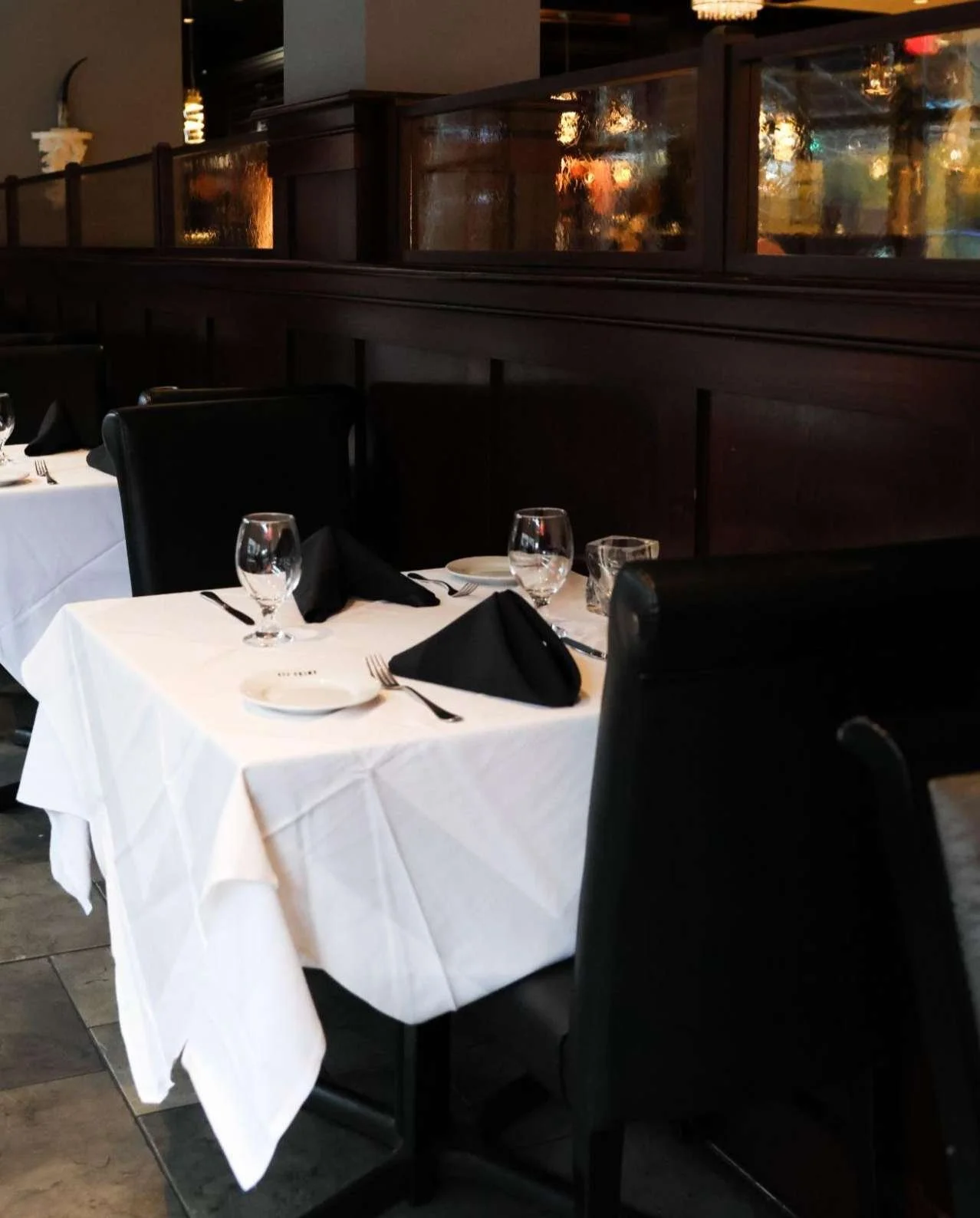 The table is ready.

Come for the food, stay for the night.