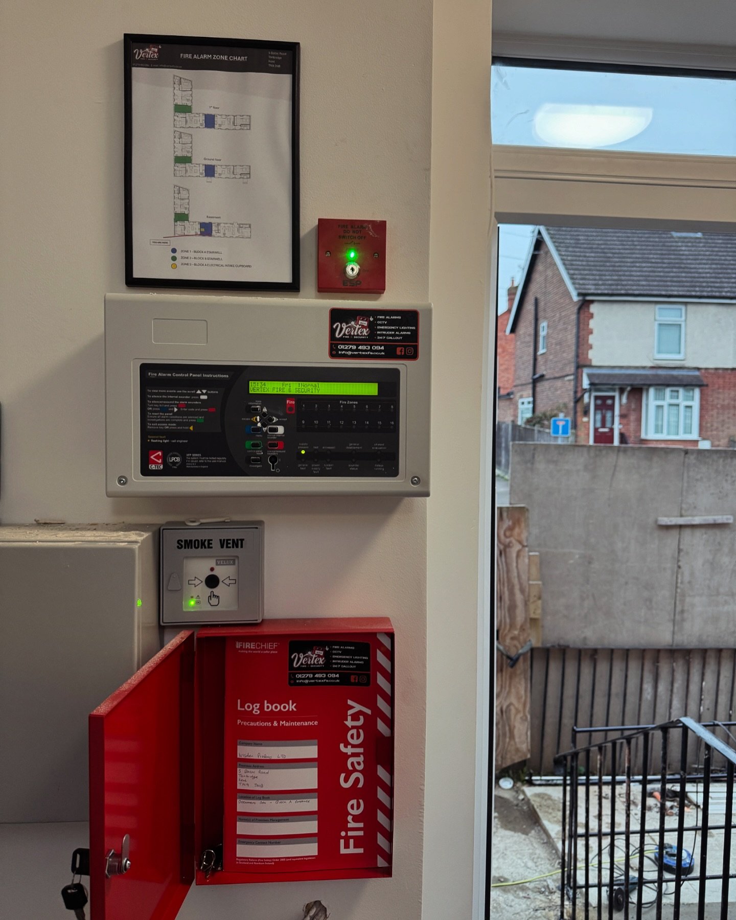 We love a new install This time we linked the fire alarm system to the AOV with cause and effects for each block! #firealarm #firealarmsystem #firealarmengineer #firesafety #aov #smokevent #smokeventilation #fireandsecurity #safety #essexbusiness #ke