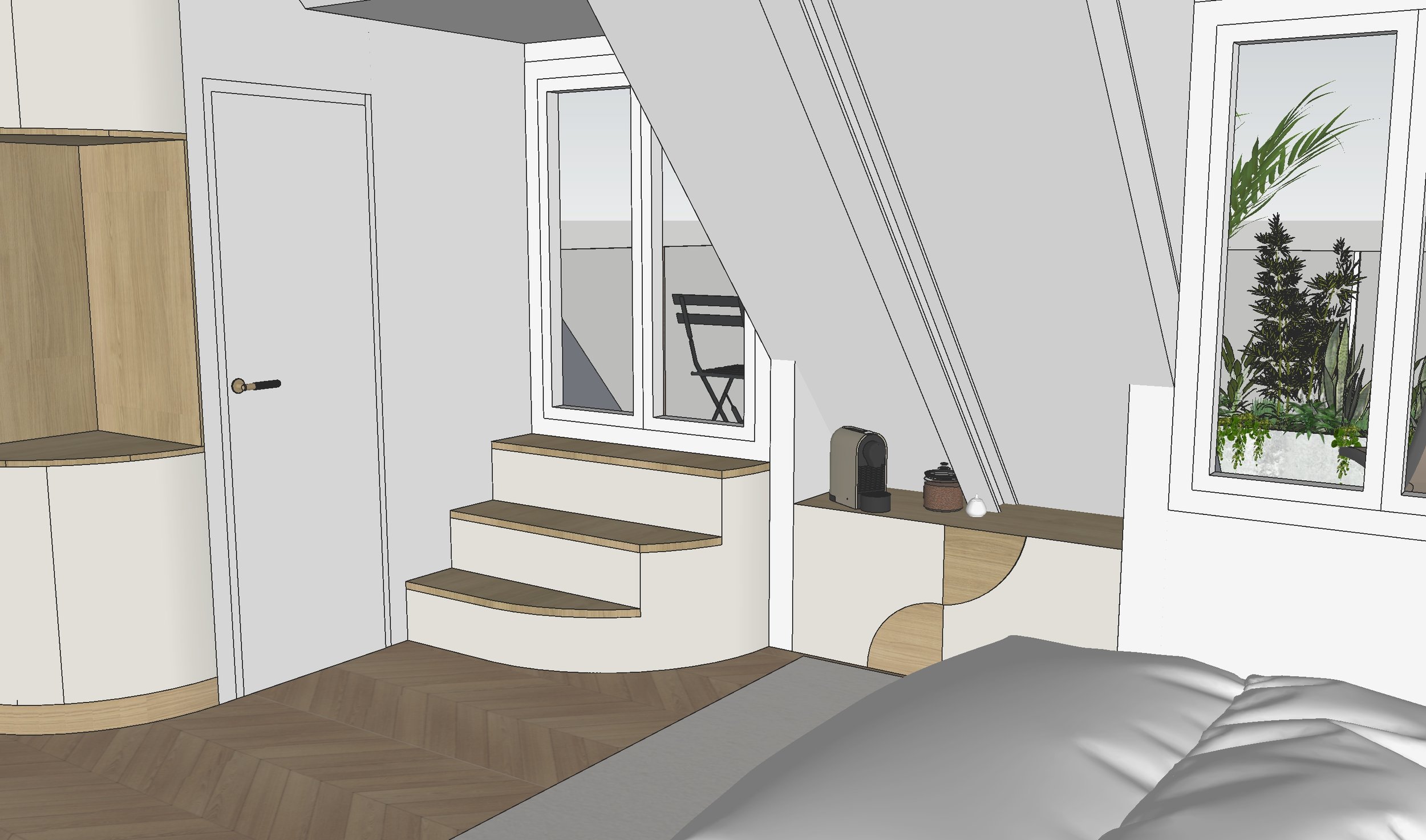 Salle de bain avec hammam rénovation Paris 8