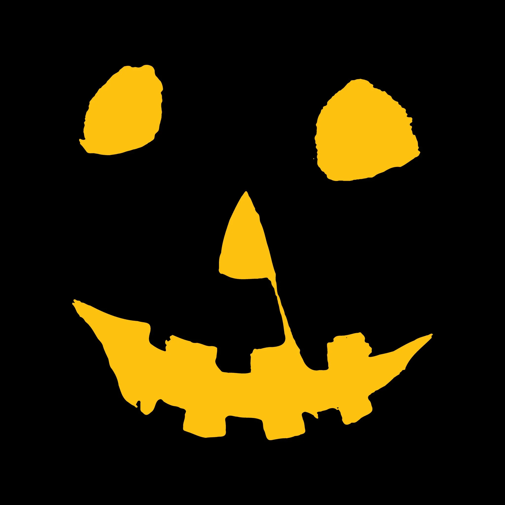 Halloween Pumpkin Face T-Shirt – Jack-O’-Lantern Graphic Tee in Orange or Black | Unisex Short Sleeve Halloween Shirt