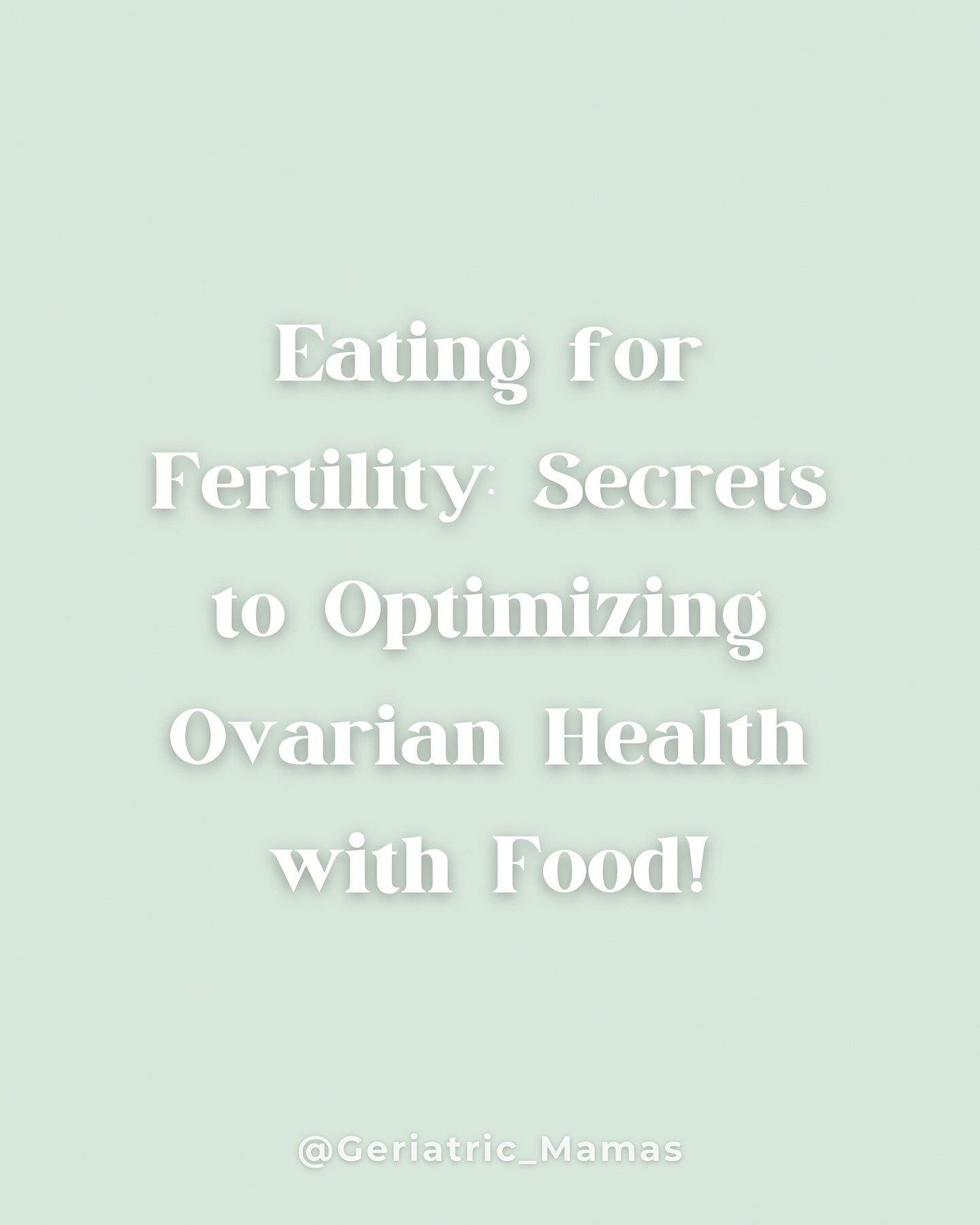 On today&rsquo;s episode, Sonia and Jessica discuss nutrients found in certain foods that can improve reproductive health, as well as which foods and substances to avoid while trying to conceive.  They also weigh-in on the Mediterranean diet and the 