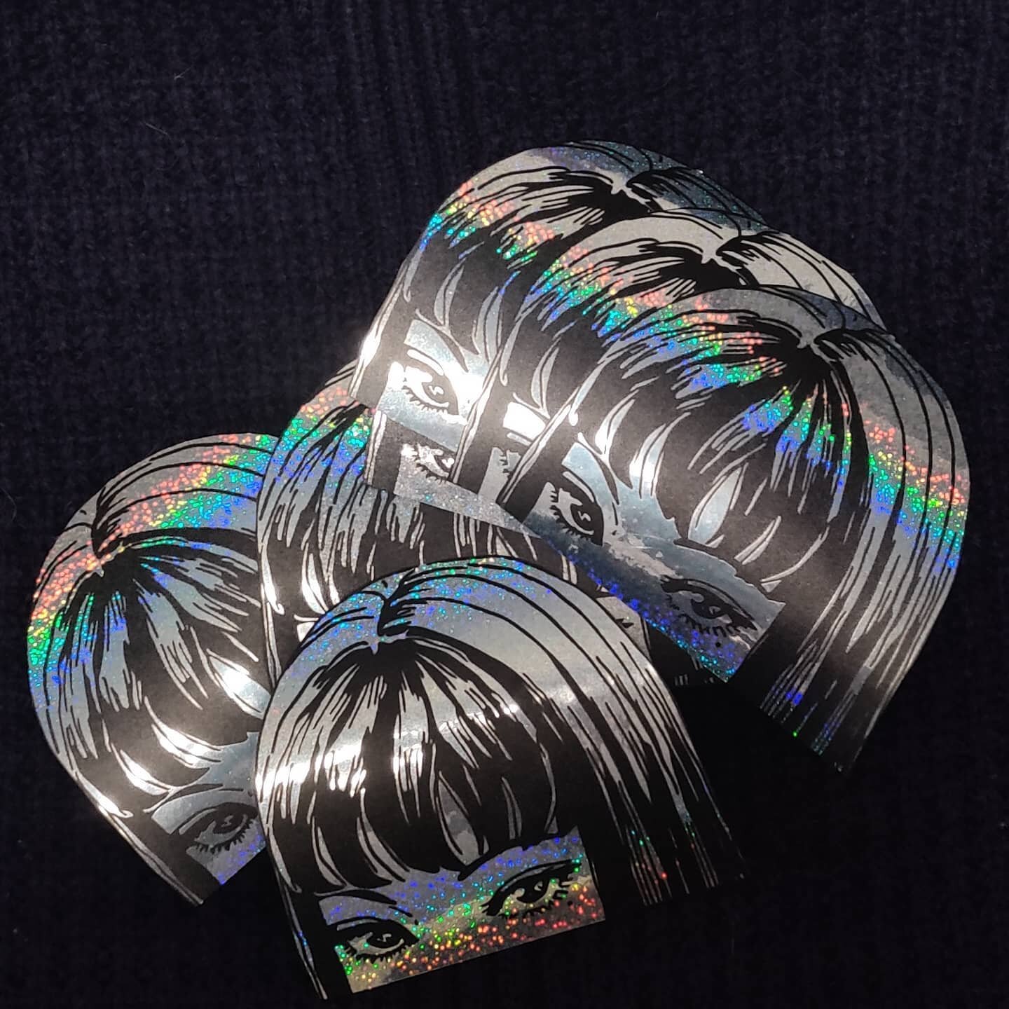 New Tomie Glitter Sparkle decal material !🔥🔥 

We're working on some new designs for you guys, as well as getting the previous holo designs redone with better UV resistance like these.

These will be replacing the previous holographic sparkle which