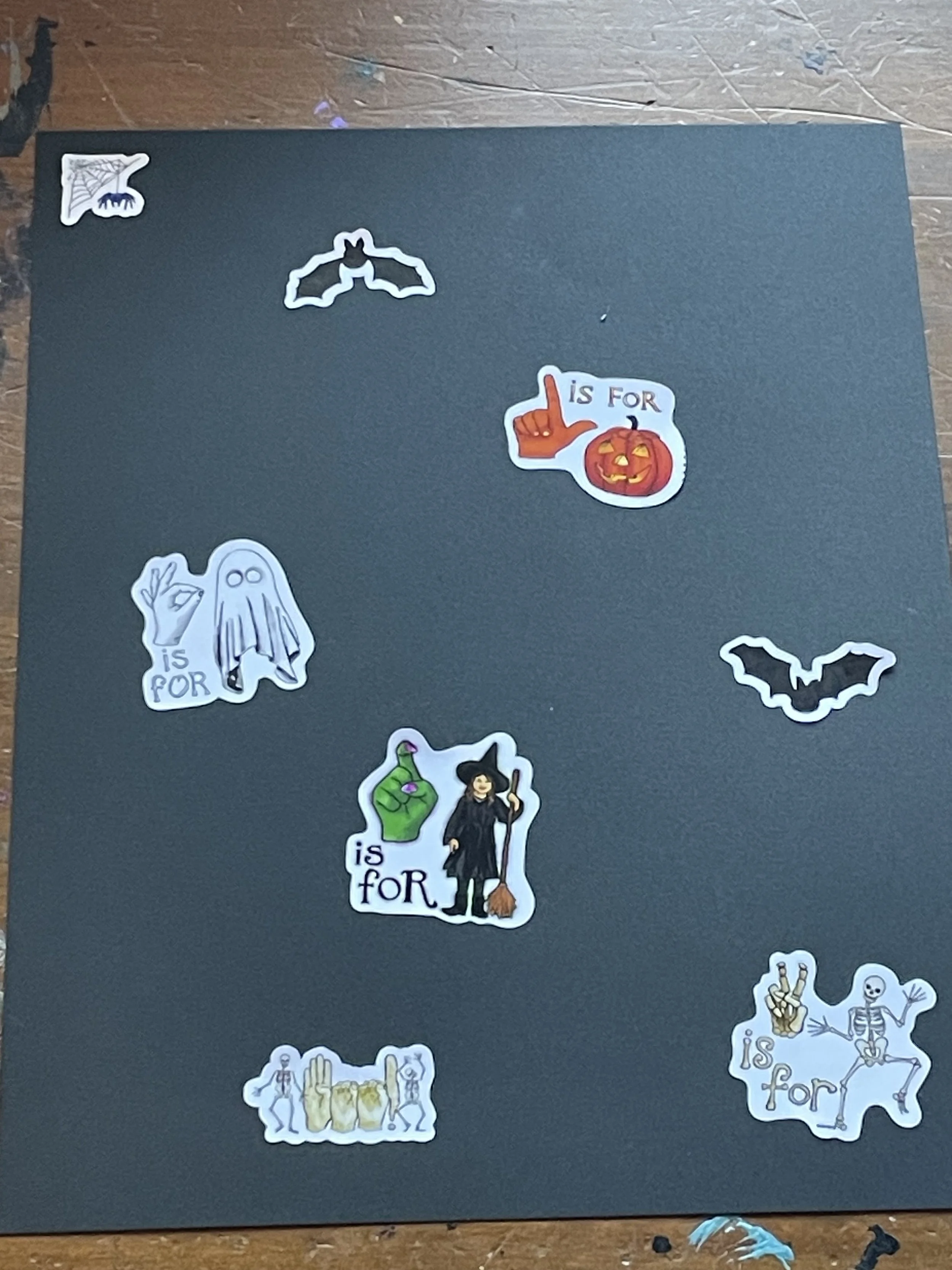 Halloween stickers stuck.jpeg