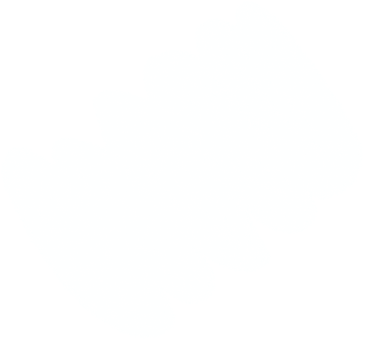 White, scribble-like brushstroke with rough edges on a transparent background.