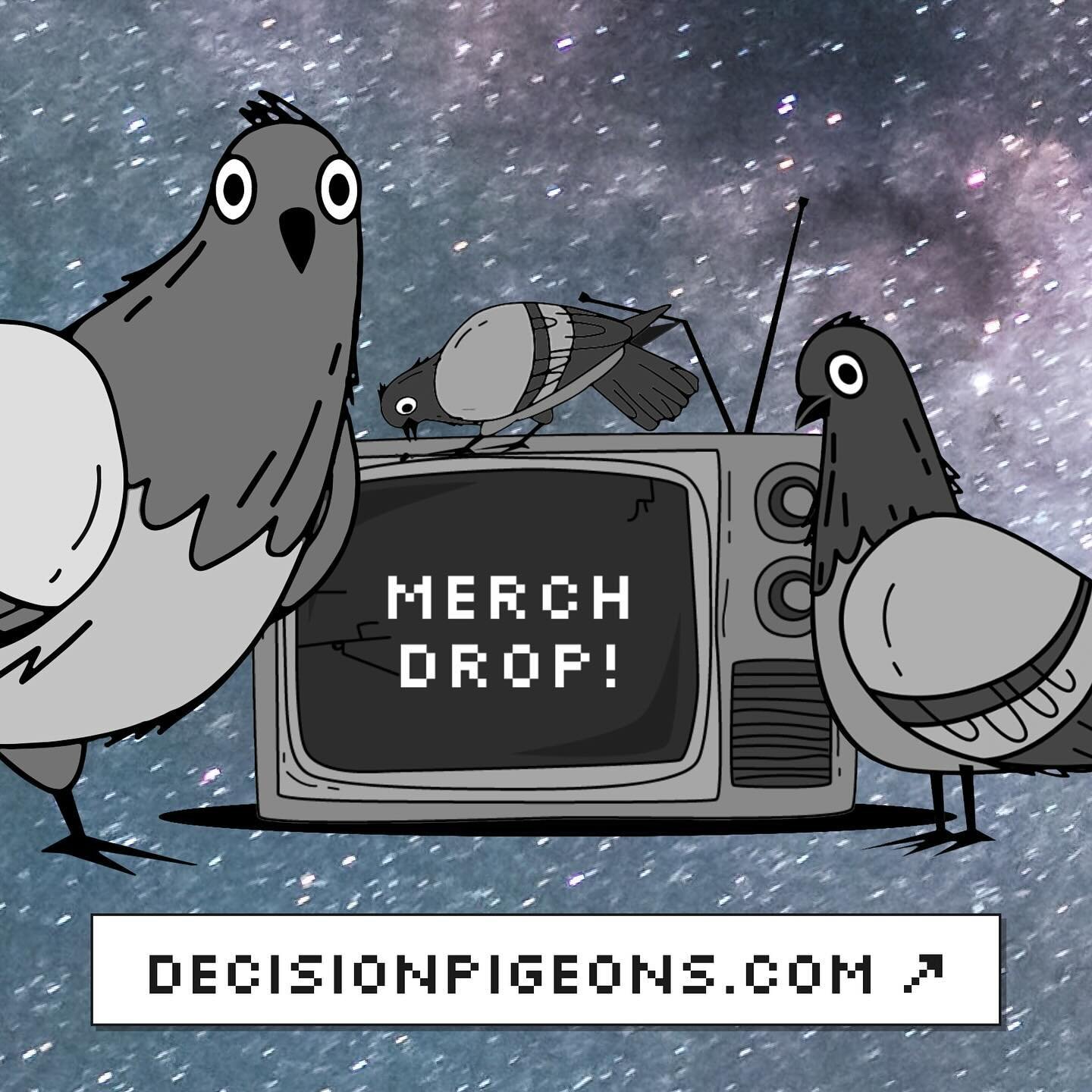 🚨MERCH DROP🚨

Your very own Decision Pigeons crewneck? Or dad hat? Or slides? Let the pigeons decide which drip you&rsquo;ll get first. Available on decisionpigeons.com or in the bio. Run, don&rsquo;t walk!! 🐦