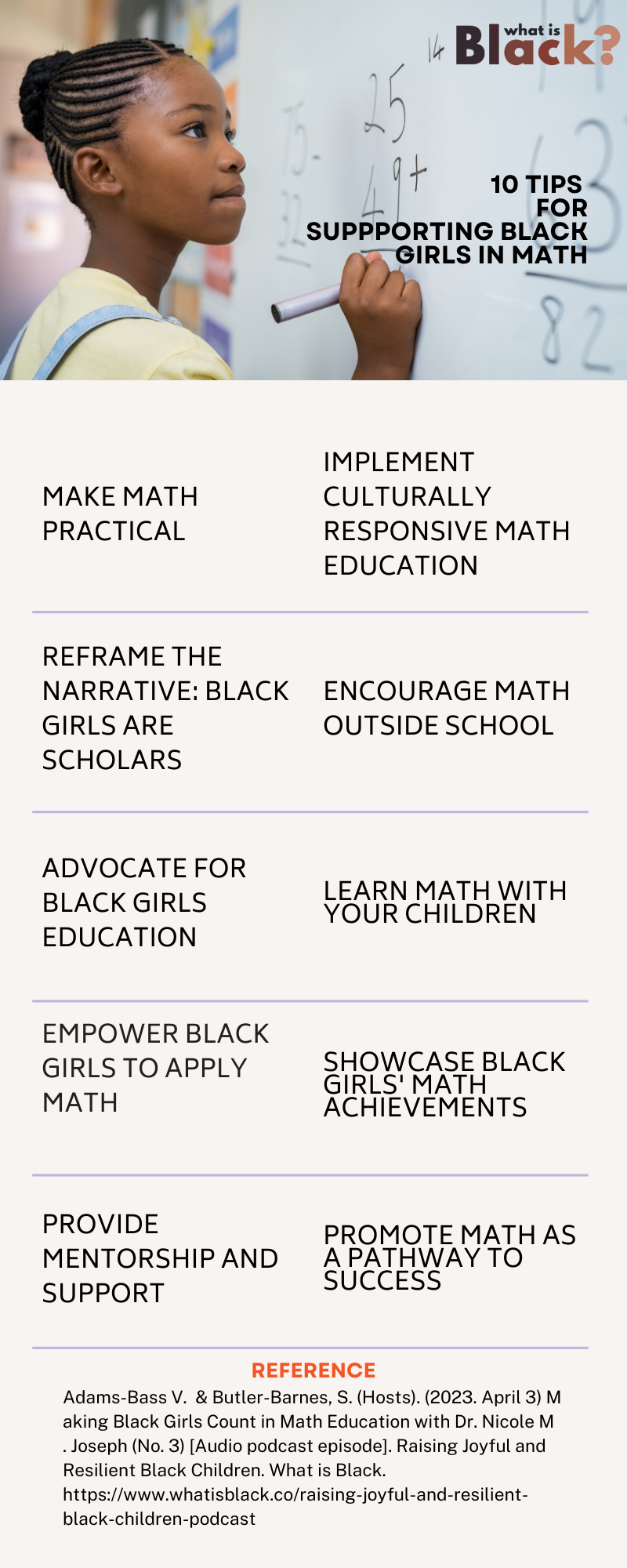 10 Tips for Supporting Math Education for Black Girls: From Culturally ...