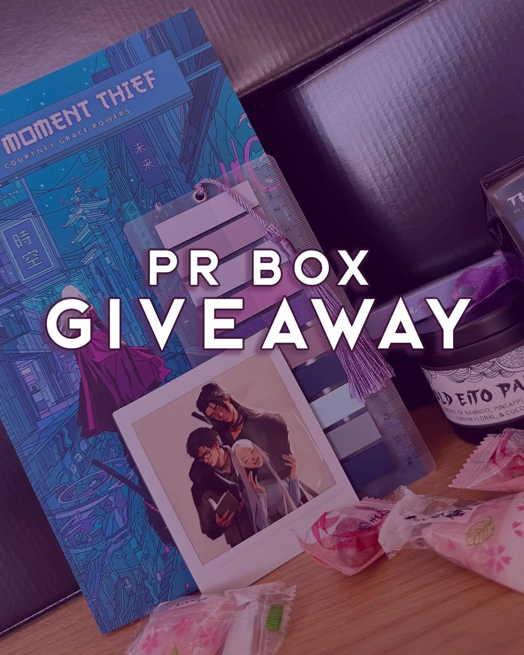 ✨ BOOK PR BOX GIVEAWAY ✨

I&rsquo;ve had this last PR box for The Moment Thief, my YA anime-coded sci-fi mystery, tucked in storage for months - I think it&rsquo;s finally time to bring it out!

📖 THE BOOK: Minority Report x Your Name. A genre-bendi