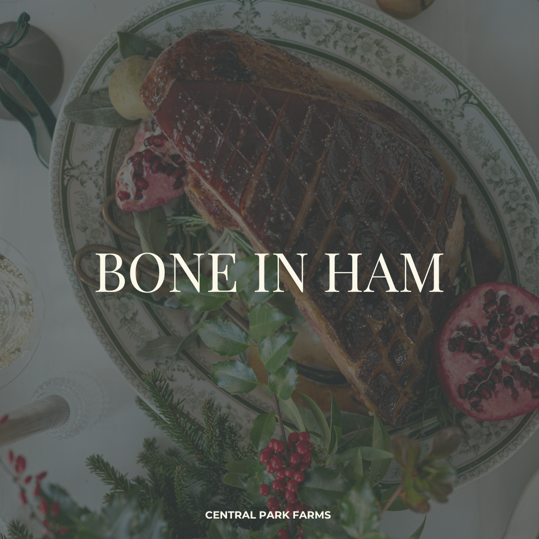 Holiday bone in ham