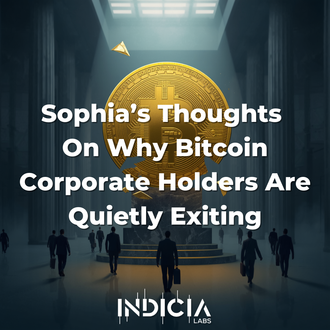 Sophia’s Thoughts on Why Bitcoin Corporate Holders Are Quietly Exiting