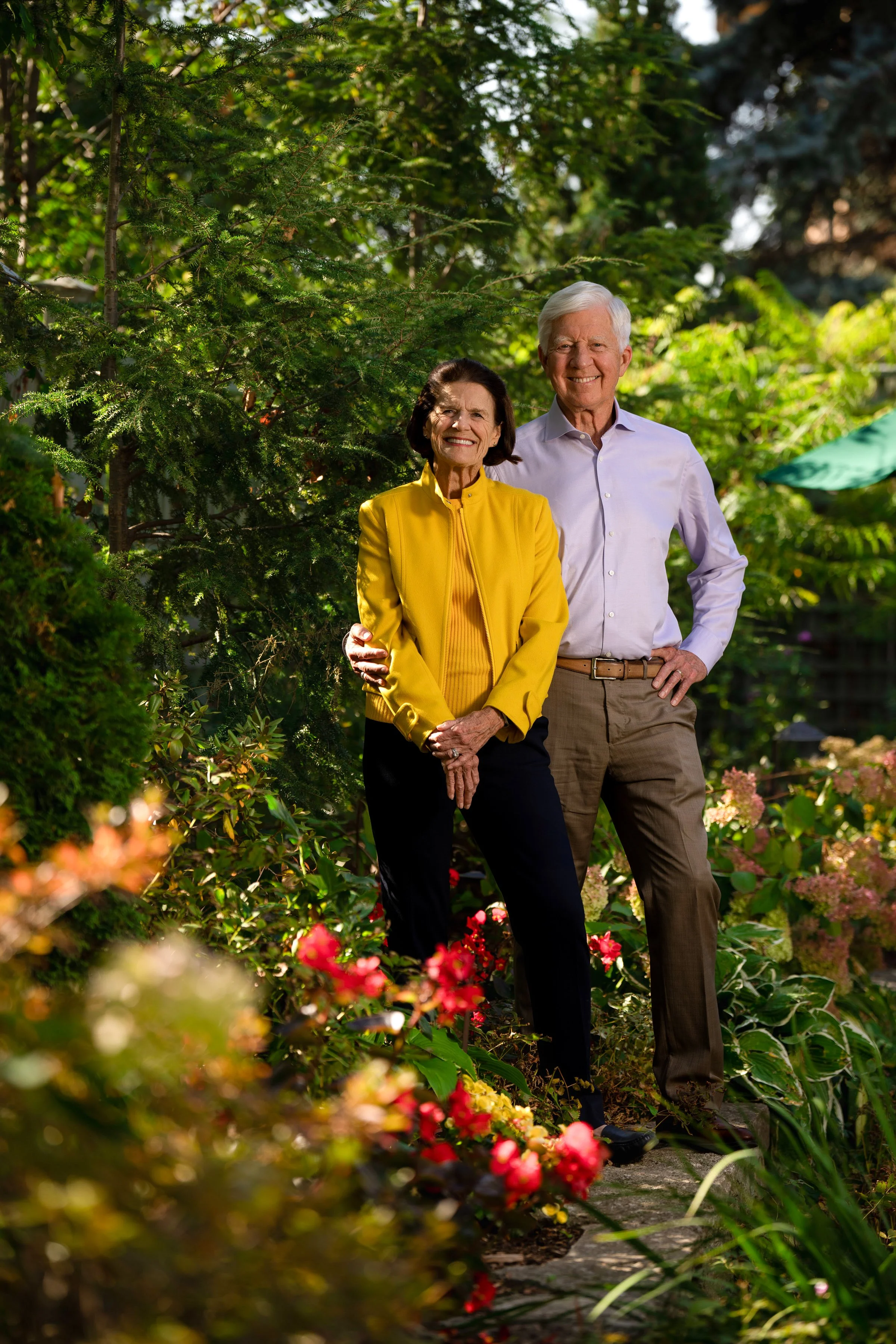 Penny and Bill George Photo by Jerry Holt - Star Tribune via Getty Images