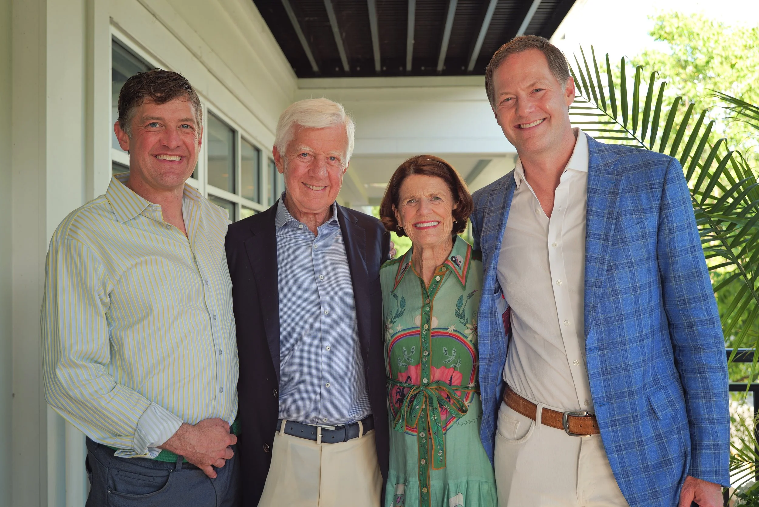Jon, Bill, Penny, and Jeff George Photo by Moving Tree Media