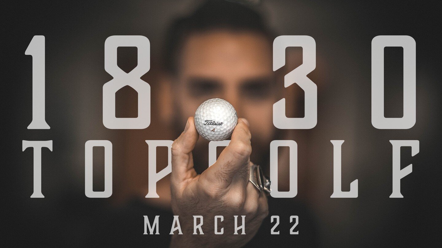 Hey 18.30! Join us next Tuesday evening for Topgolf! We will be leaving the church at 6:00pm, and we'll grab dinner on the way up. Cost is dependent on the number of people we have, but plan on $7-$15ish. Limited space is available, so dm me to reser