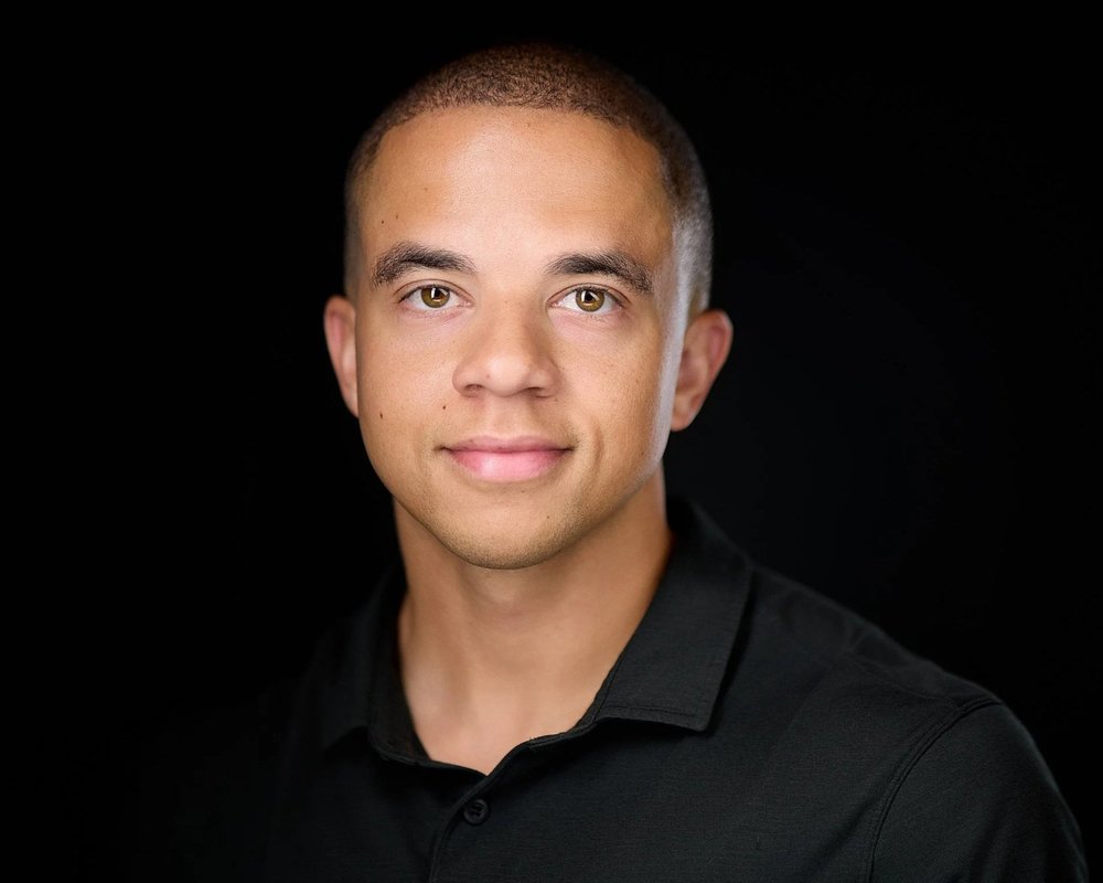 Expression coaching during a professional headshot session in Tucson Arizona