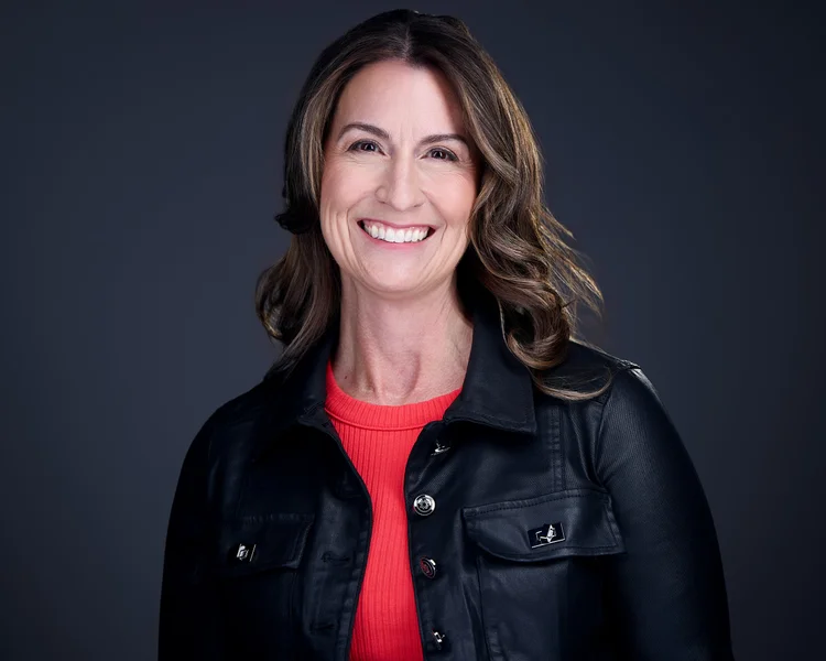 Professional headshot of a woman at Carlos Chavez Photography studio in Tucson