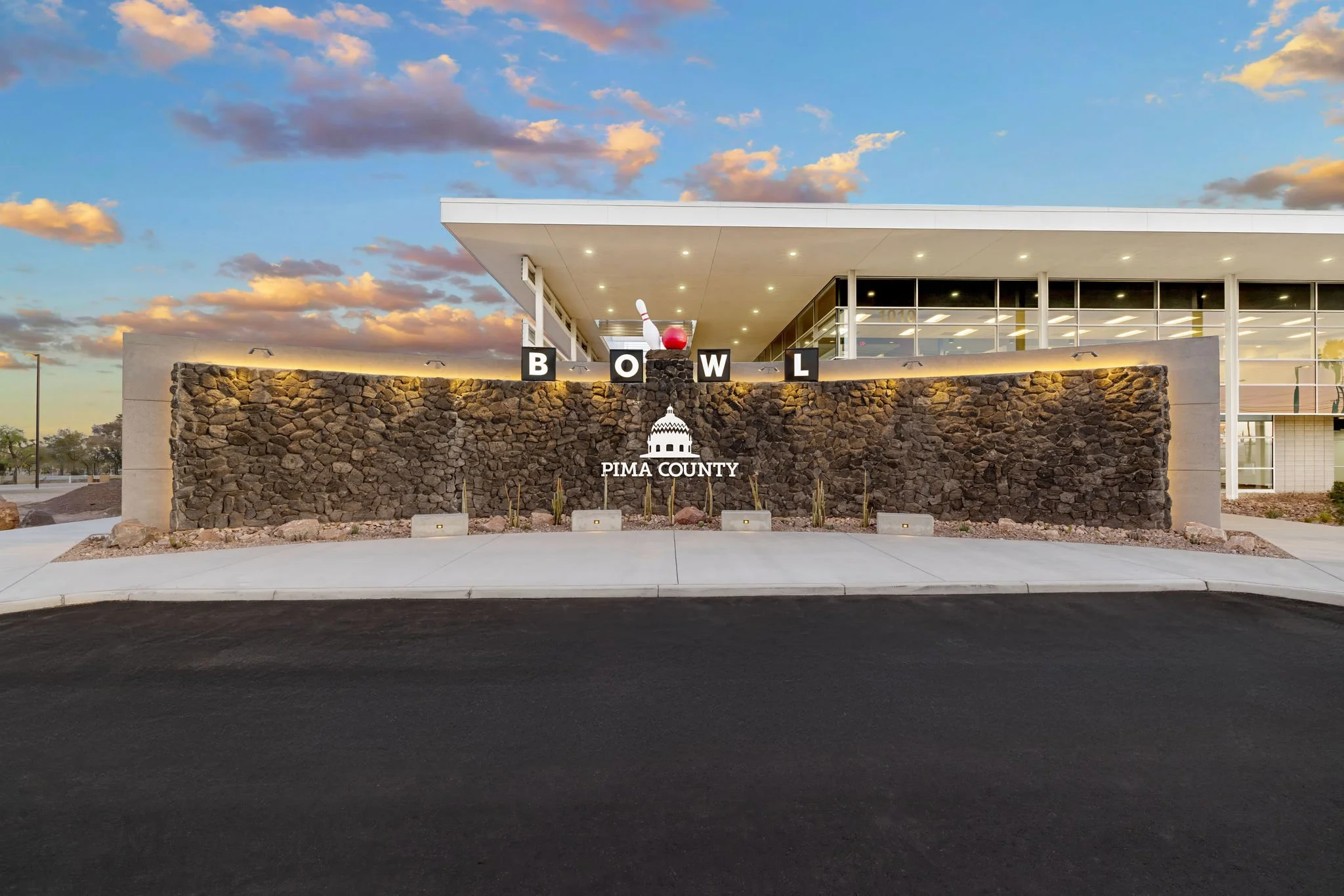 Pima County Bowl architectural photography in Tucson Arizona by Carlos Chavez Photography
