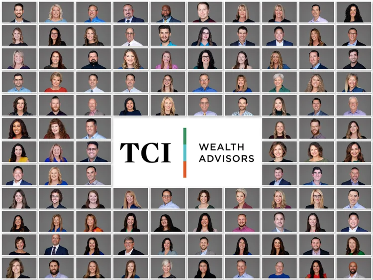 Corporate headshot session for TCI Wealth Advisors
