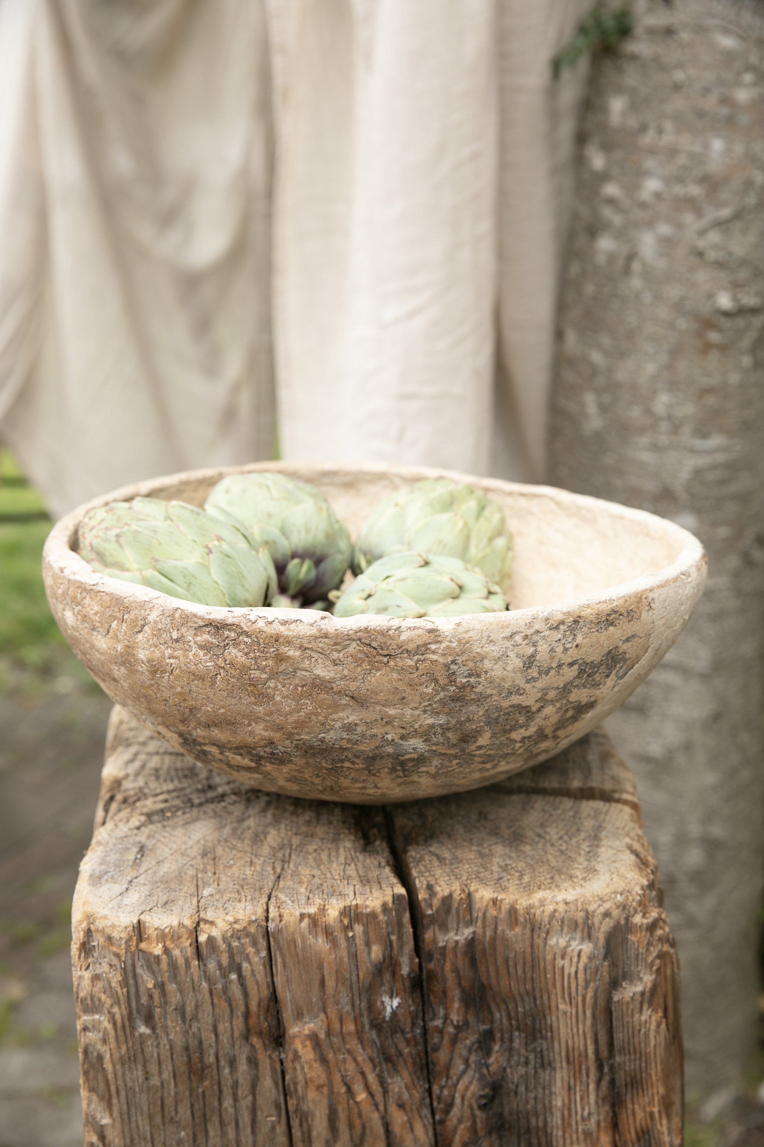 "Litaw" Paper Mache Bowl