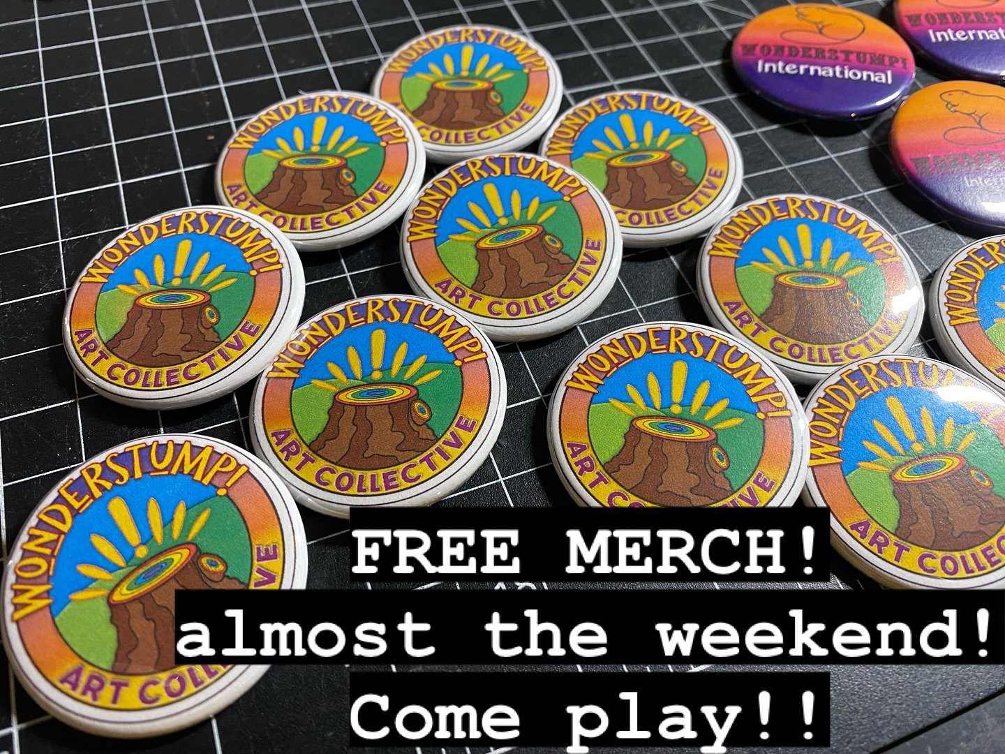 Visit the studio Thursday 8/15 from 5-8pm and check out our new interactive sculptural instrument, "Resonance." As an Arts Alive exclusive, when you visit you get a hot-off-the-press WonderStump! button for FREE!
133 Copeland St. Petaluma