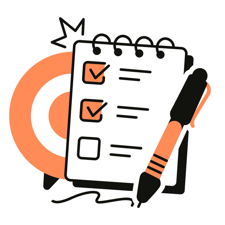 Graphic of a checklist