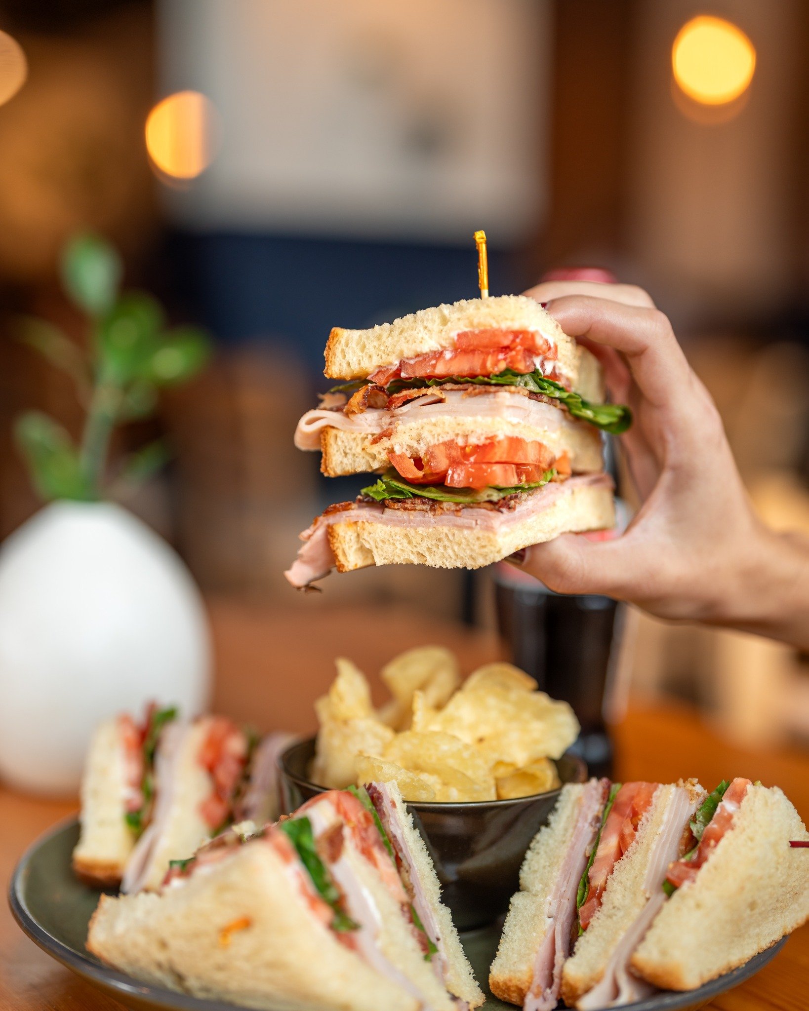 If you haven&rsquo;t tried the Hawthorn Club yet, you're missing out. Perfect for lunch, and we&rsquo;re sure it&rsquo;ll become your go-to. Join us from 11am-4pm!

Pictured: Hawthorn Club
House roasted turkey/ Applewood bacon/ Picnic ham/ Lettuce/ S