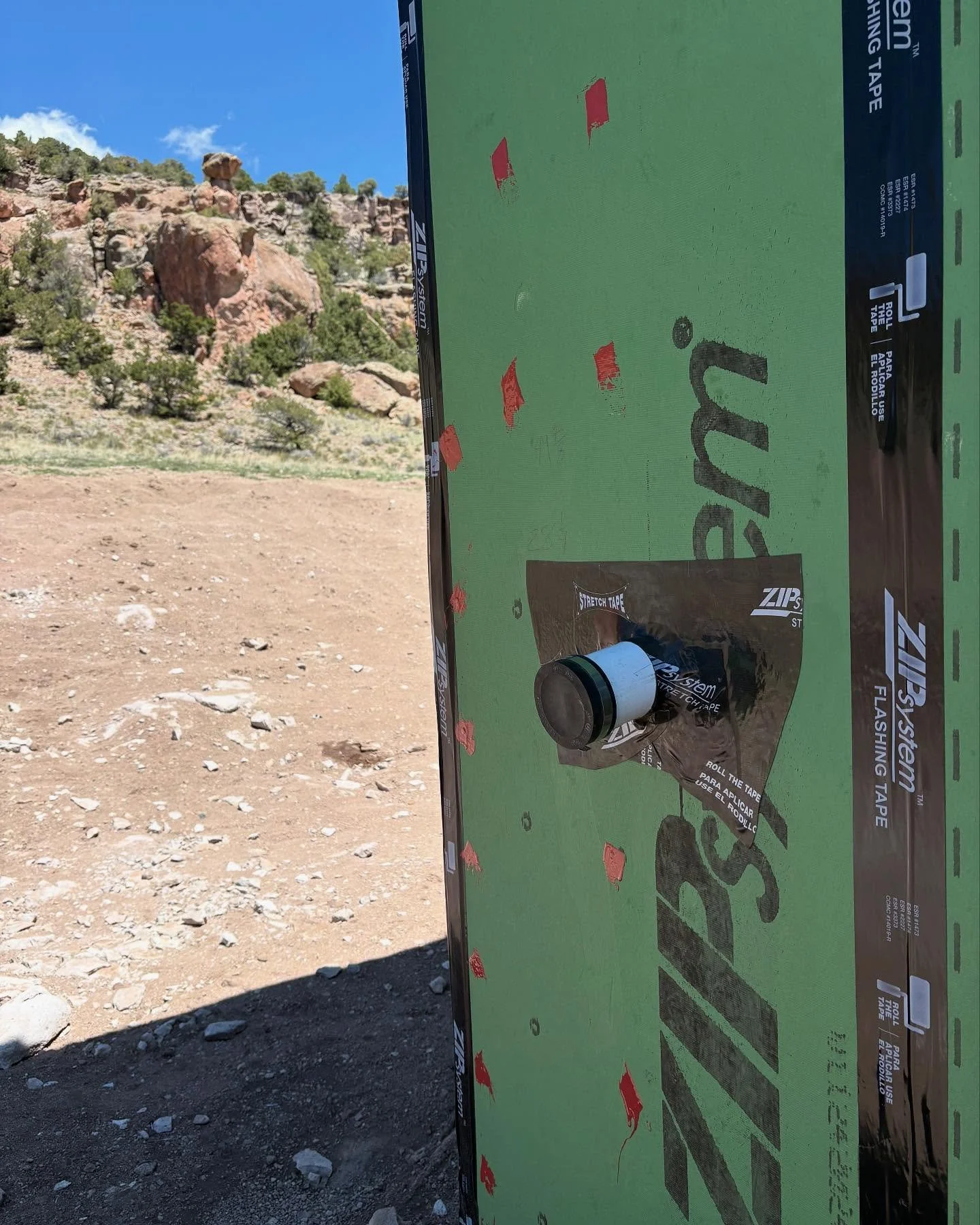 Pre siding/ insulation water management&amp; air sealing.  #delnortecolorado