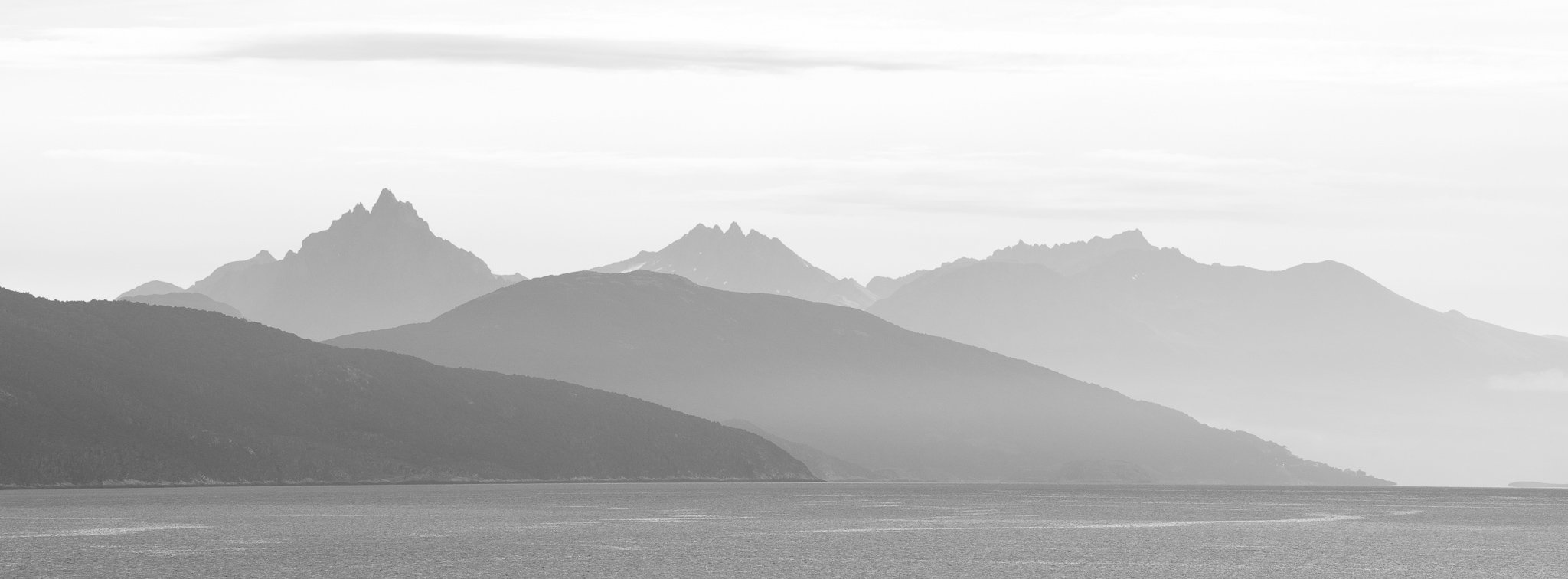 High Key Patagonia Mountains
