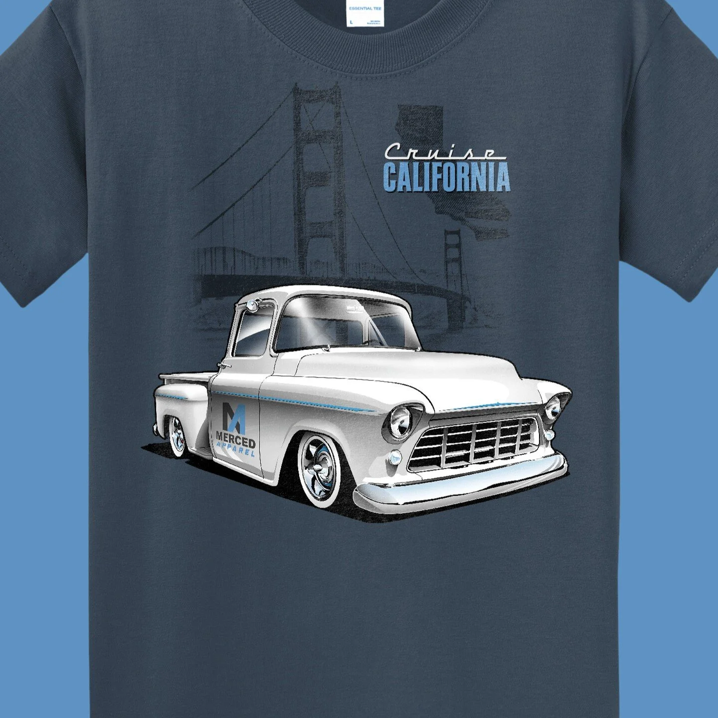 Cruise California another design from Merced Apparel