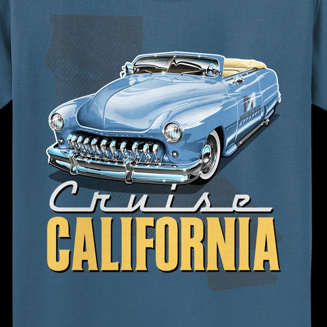 Cruise California Bomber Tee by Merced Apparel😎