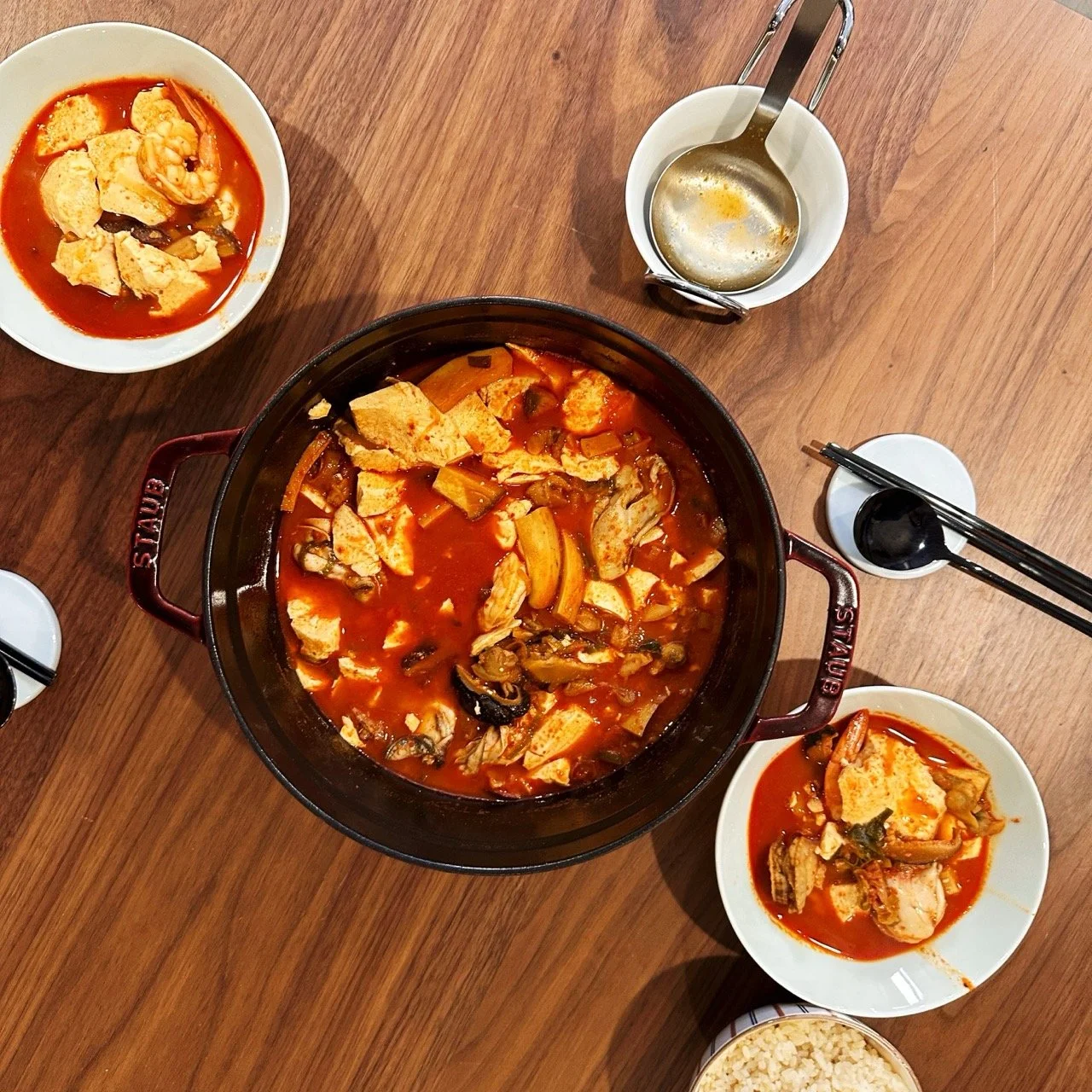 Soondubu jjige (soft tofu soup)