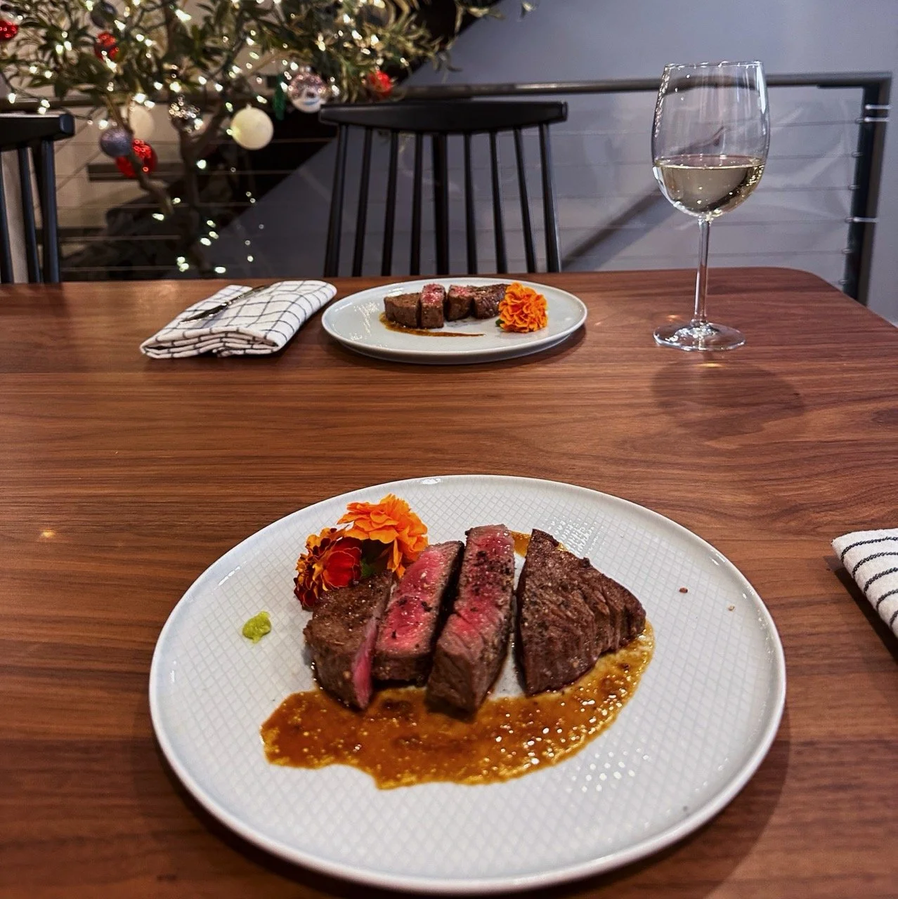 Tri-tip steak with pan sauce