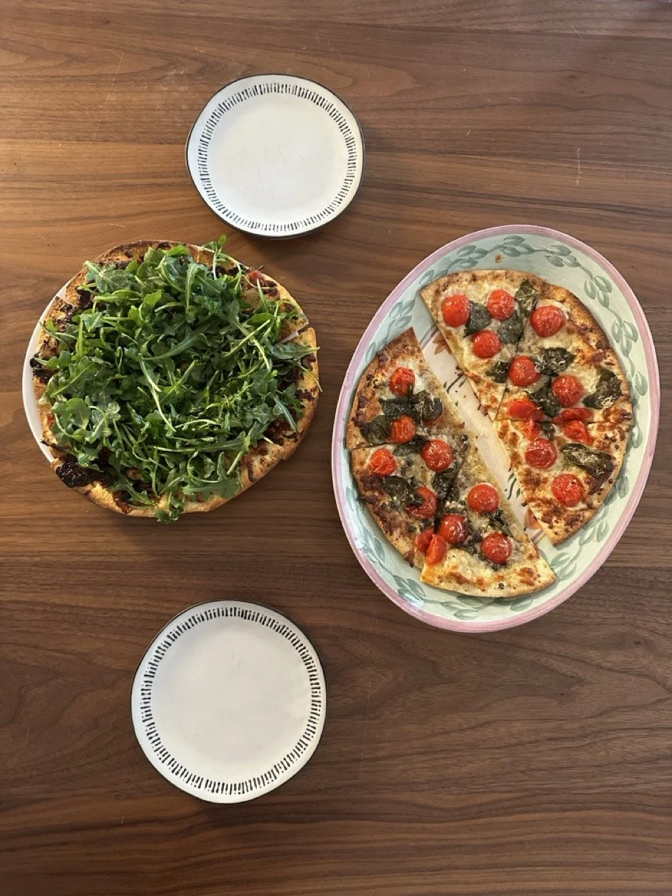 Artisan pizza three ways