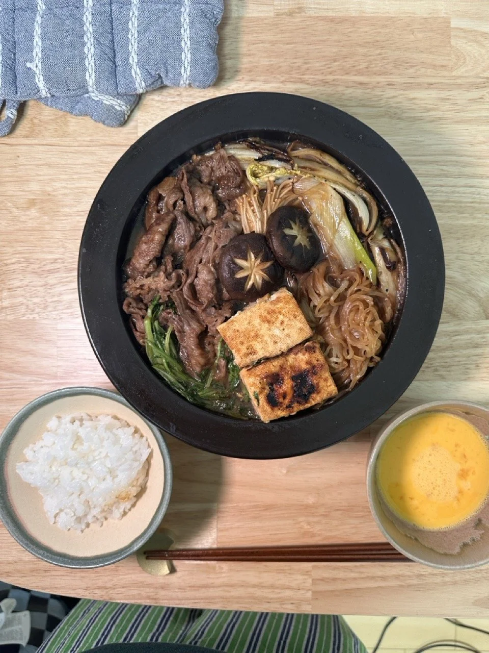 Sukiyaki for one