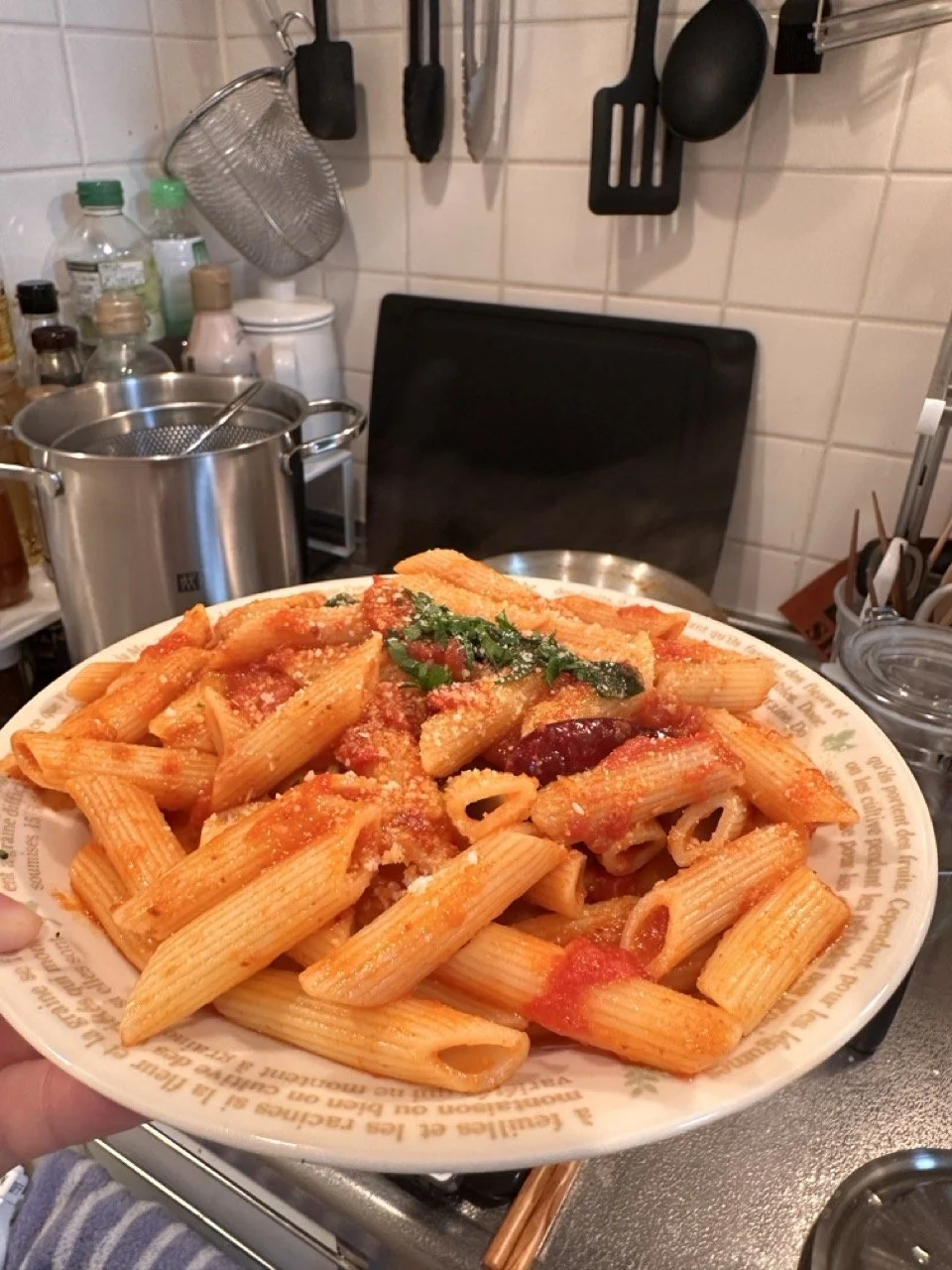 Tomato sauce pasta