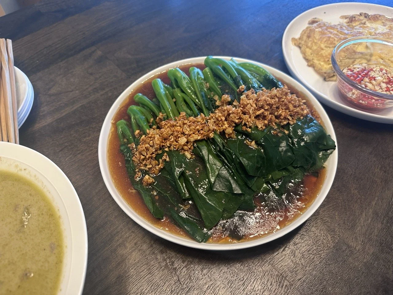 Gailan in oyster sauce