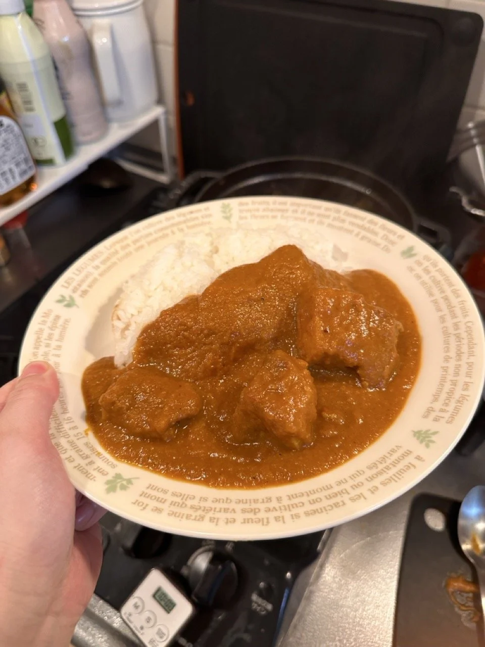 Pork curry rice from scratch