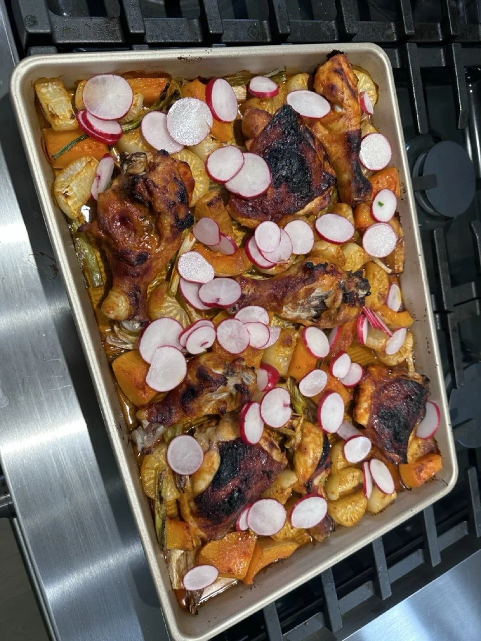 Gochujang baked chicken