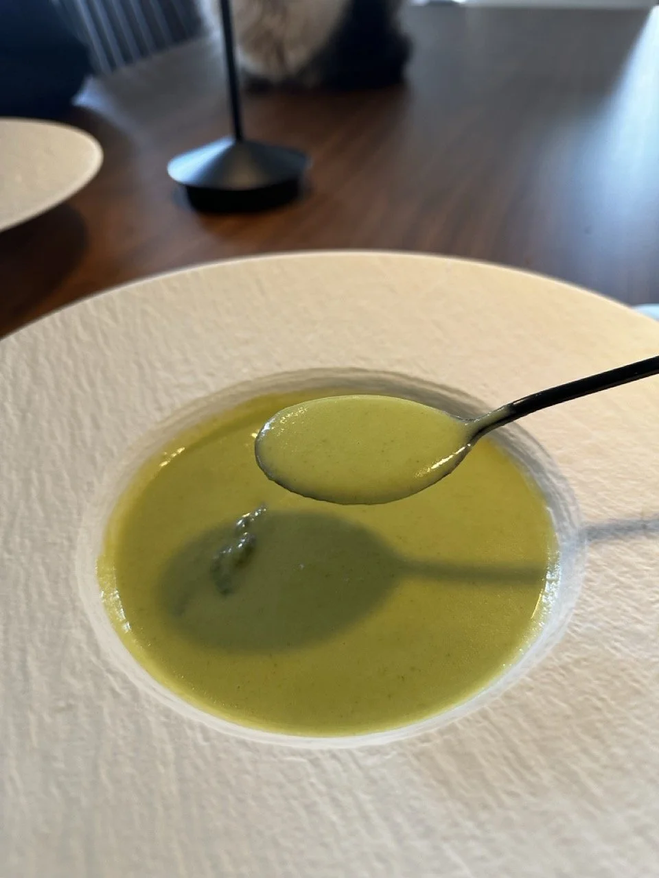 Julia Child’s cream of asparagus soup