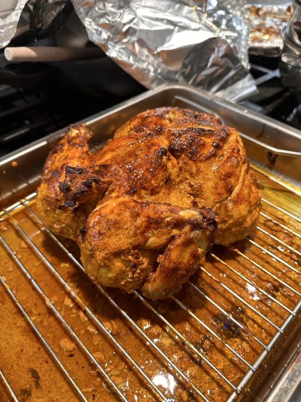 Tandoori styled baked chicken
