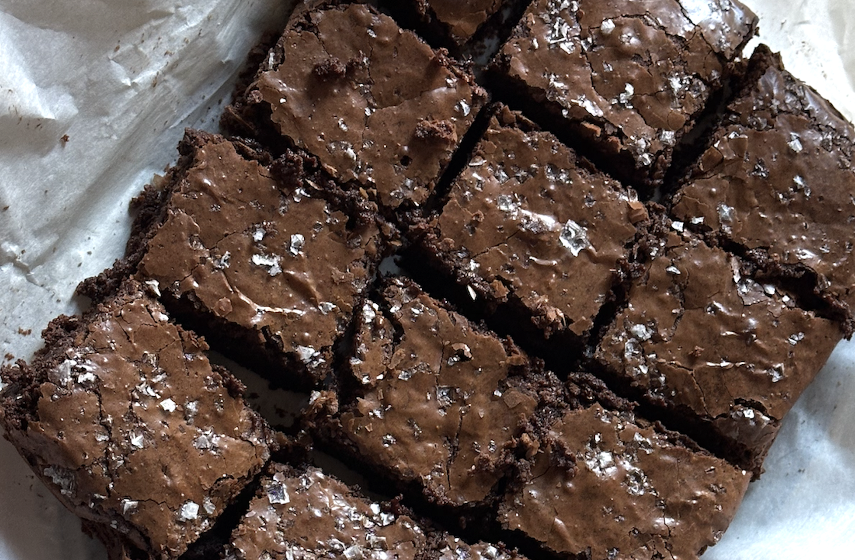 fudgy flax brownies
