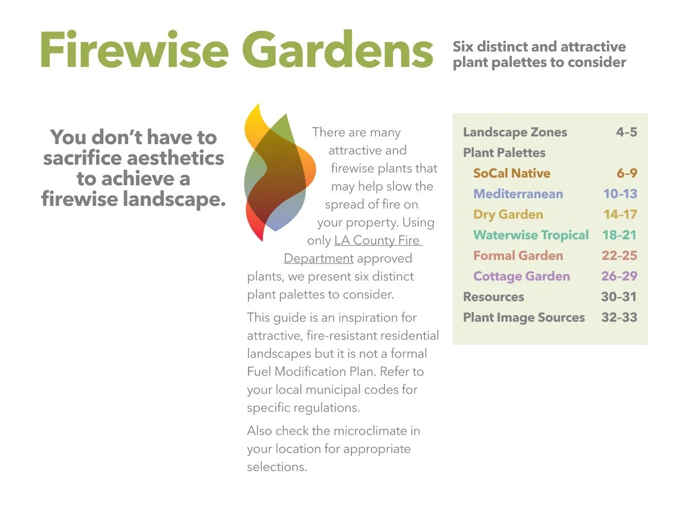 Firewise Gardens Booklet — Pamela Burton & Company