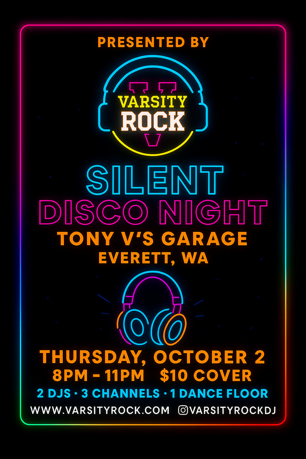 Silent Disco Night @ Tony V's 18+