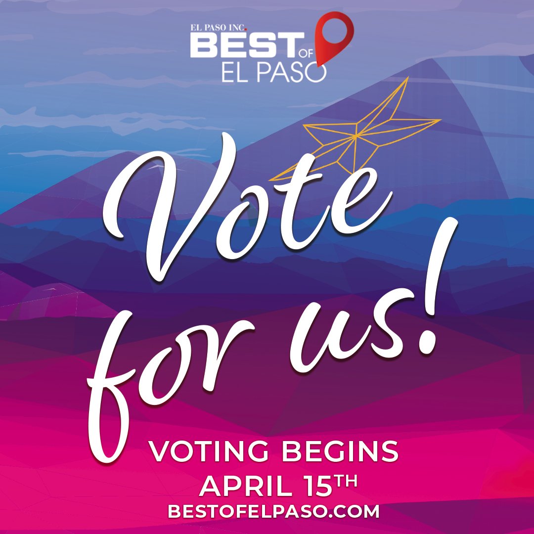 Vote for us as the Best of El Paso! The Best of El Paso awards contest has
returned and we need your help to take 1st place. 

Click the link in the bio to vote for us today. 

Categories include best burrito, torta, menudo, Mexican restaurant and ne