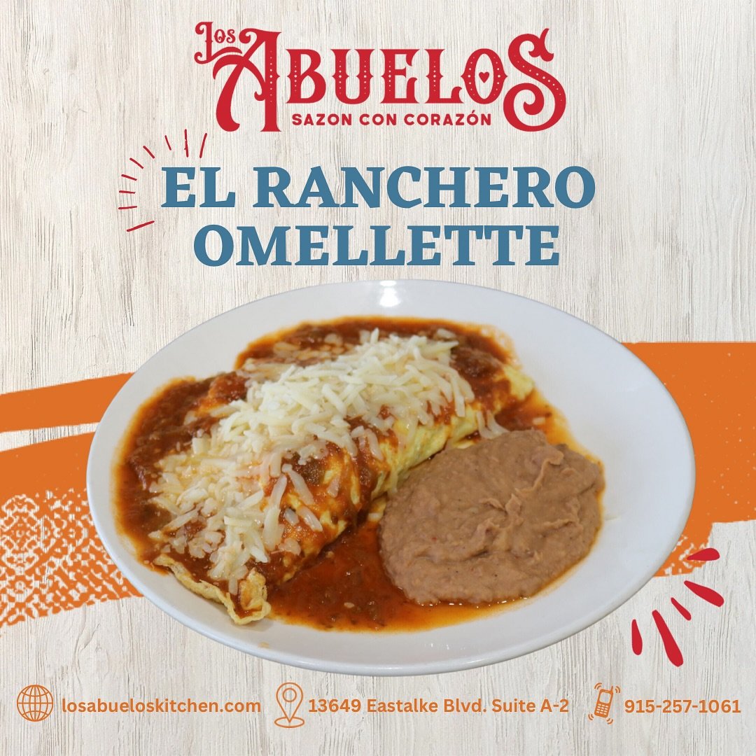 Spice up your mornings with our delicious Mexican-style omelettes! 🥚🌶️ 

Packed with fresh ingredients and bold flavors, it&rsquo;s the perfect start to your day. Come and try one today! 🇲🇽 

#915eats #elpaso #elpasotx915 #horizoncitytx #mexicanf