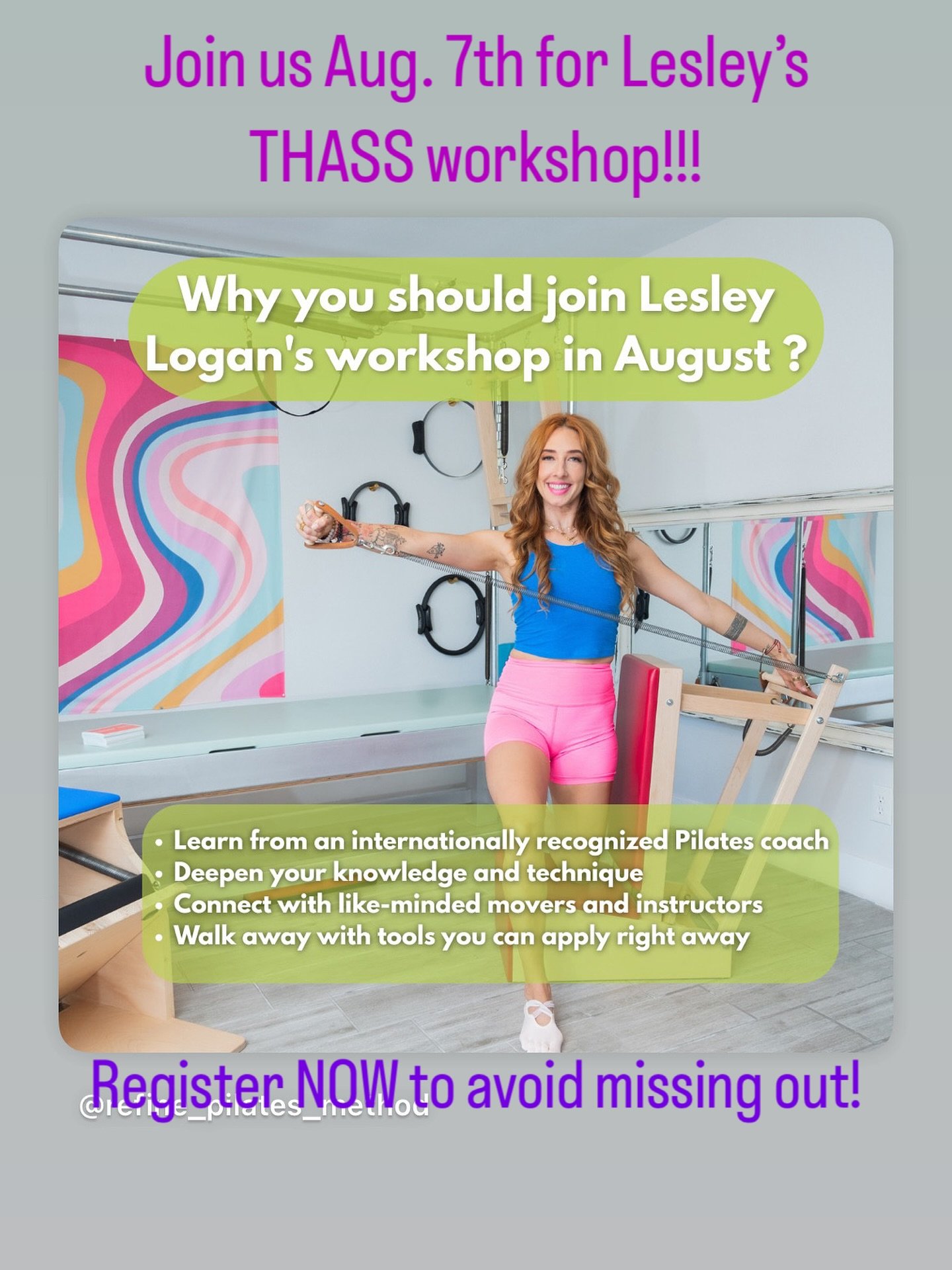 This is gonna be fun! Regardless of what level you are, student - teacher - Pilates nerd, come and have some fun! Buy tickets at onlinepilatesclasses.com/product/sput25-kamloops/
 #opcsummertour2025 #lesleylogan #opc