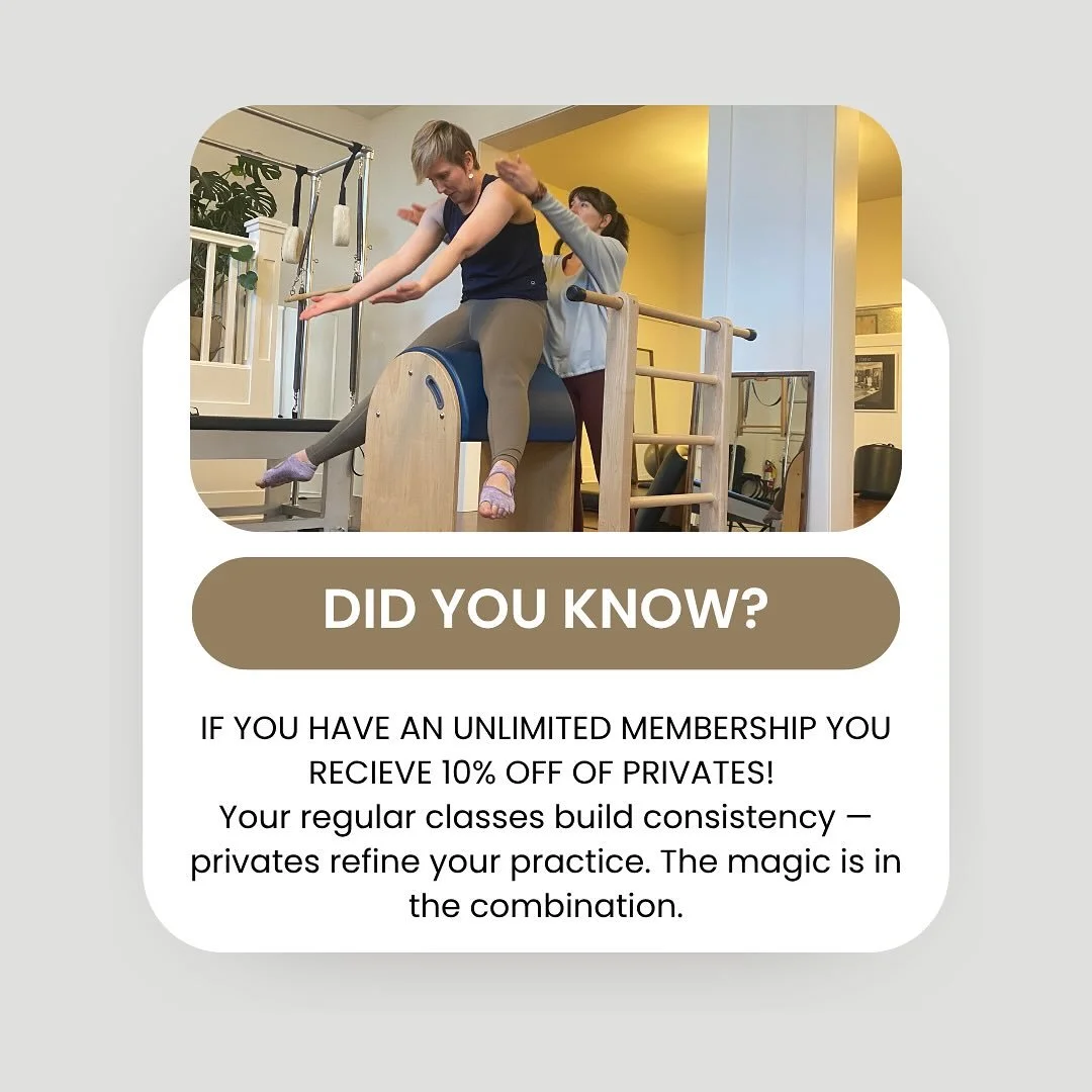 One-on-one sessions give you personalized feedback, help you break habits, and deepen your understanding of each movement. We truly care about your progress and want to see you succeed &mdash; that&rsquo;s why we love pairing your classes with privat