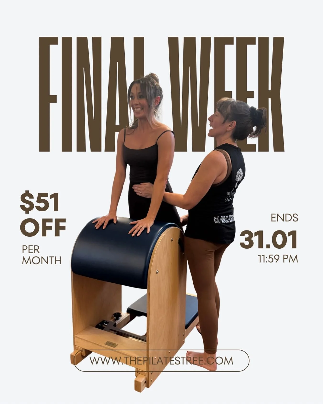 We&rsquo;ve loved seeing so many of you say yes to yourselves this January 🤍
✨ Final week of our New Year Sale ✨

If you&rsquo;re ready to move better, feel stronger, and stay consistent &mdash; now&rsquo;s the time to jump in and lock in these offe